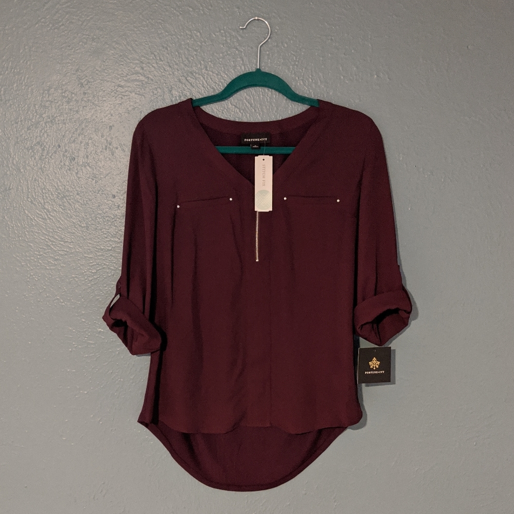 NWT Stitch Fix Rebekah Fortune + Ivy Blouse